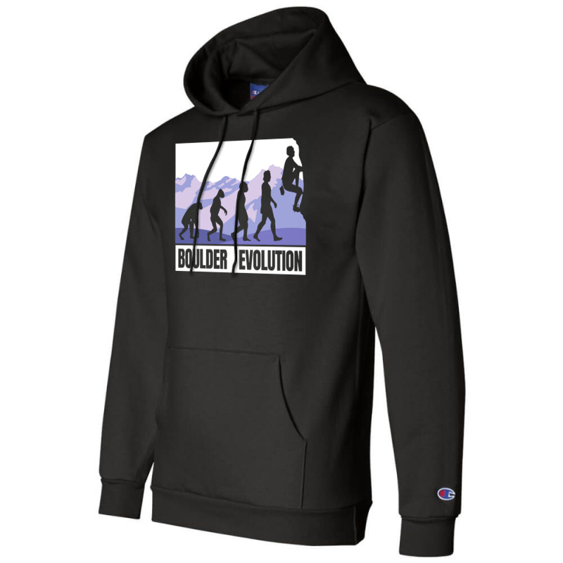 Bouldering Evolution Of A Boulder Champion Hoodie | Artistshot