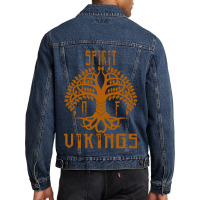 Spirit Book Viking Men Denim Jacket | Artistshot