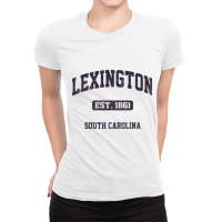 Lexington South Carolina Sc Vintage State Athletic Style Sweatshirt Ladies Fitted T-shirt | Artistshot