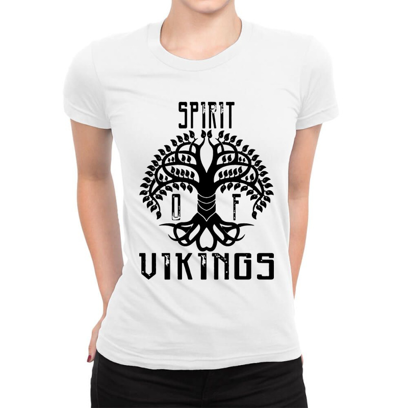 Spirit Book Viking Ladies Fitted T-Shirt by Candy Shop | Artistshot