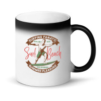 Surfing Fanatic Beach Magic Mug | Artistshot