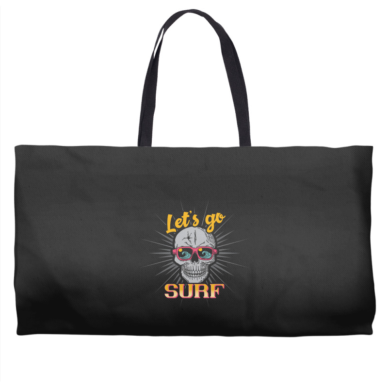 Surfing Lets Go Surf Weekender Totes | Artistshot