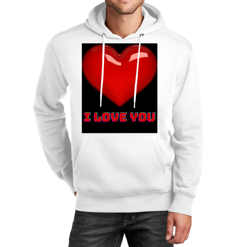 I Love You. Unisex Hoodie by cm-arts | Artistshot