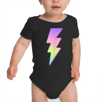 Vaporwave Lightning Bolt Tank Top Baby Bodysuit | Artistshot