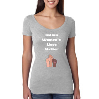 Indian Womens Lives Matter Women's Triblend Scoop T-shirt | Artistshot