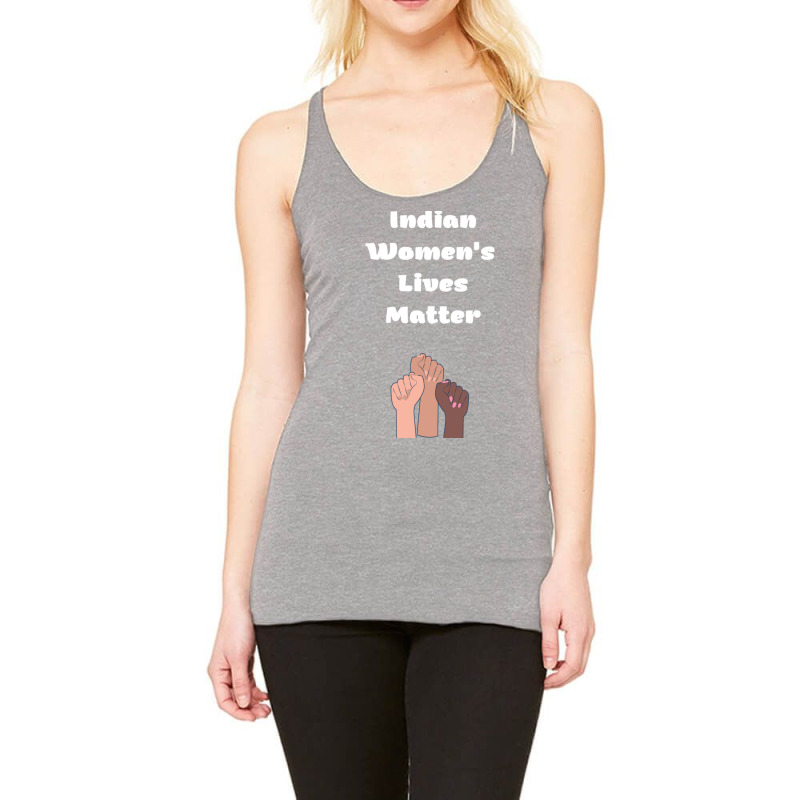 Indian Womens Lives Matter Racerback Tank by cm-arts | Artistshot