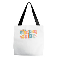 Groovy Montessori Guide Back To School T Shirt Tote Bags | Artistshot