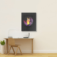 Fa La La La Llama Portrait Canvas Print | Artistshot