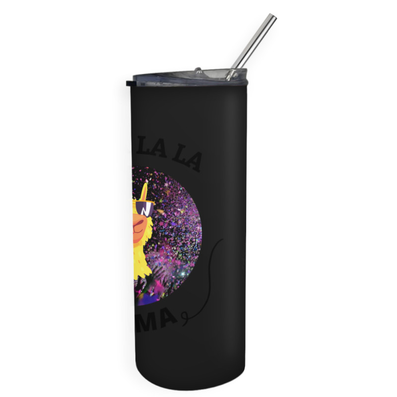 Fa La La La Llama Skinny Tumbler | Artistshot