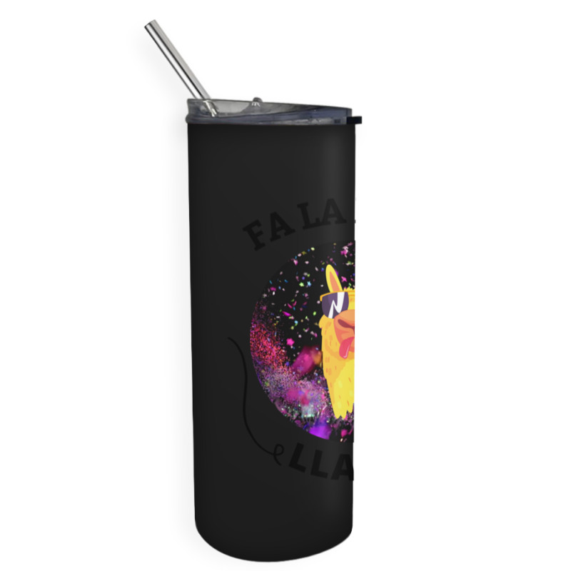 Fa La La La Llama Skinny Tumbler | Artistshot