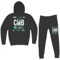 Colombo (cmb) Airport Code Baggage Tag Hoodie & Jogger Set | Artistshot