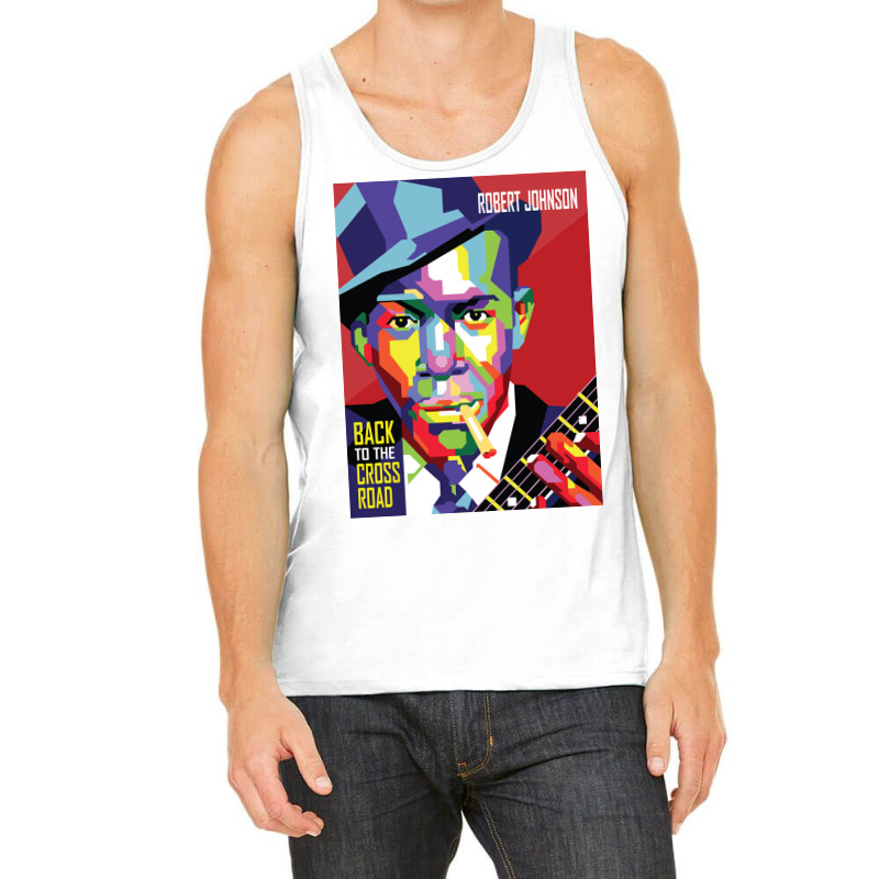 Robert Johnson In Wpap Pop Art Tank Top | Artistshot