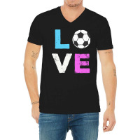 Love Soccer American Team Fan Gift Pullover Hoodie V-neck Tee | Artistshot