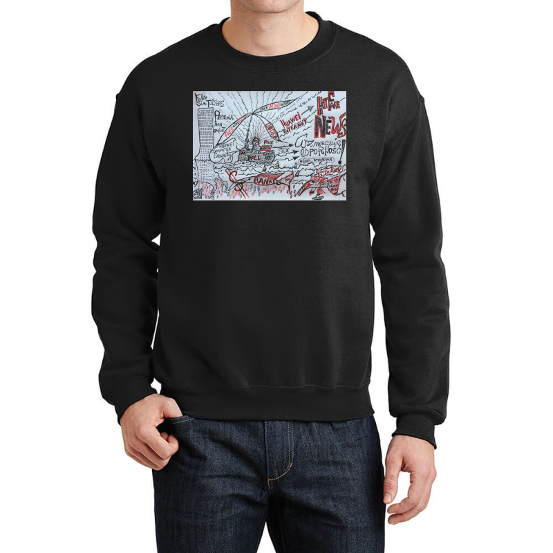 Fake Wind Factory Mon Dieu ! Quo Vadis Domine ©2019 Doctor Faustus Sa Crewneck Sweatshirt by cm-arts | Artistshot