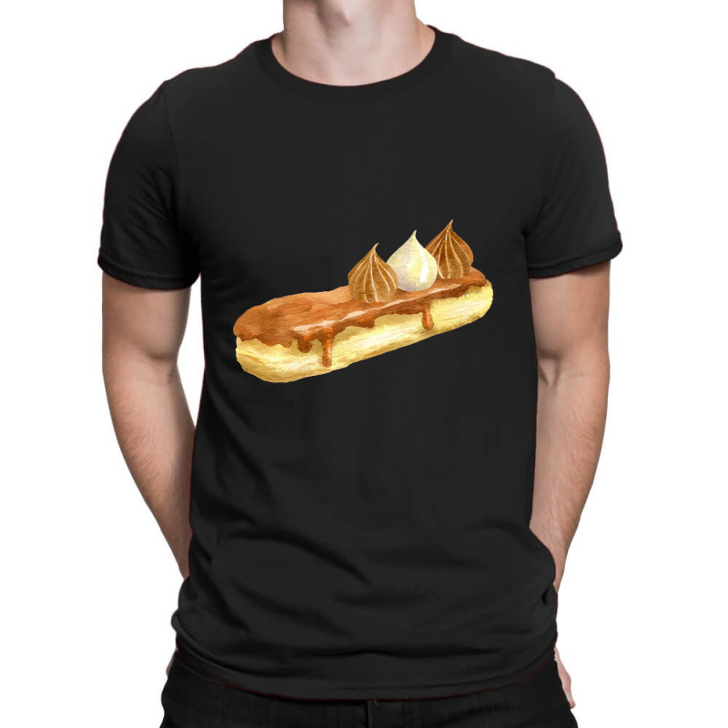 Caramel Eclair  Salted Caramel Eclair With Meringue Toppings T-shirt | Artistshot