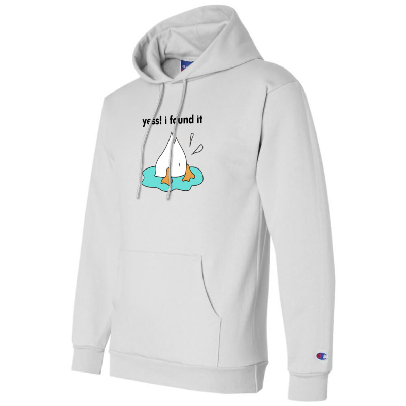 Yess I Found It For Duck Lovers Gift Champion Hoodie | Artistshot