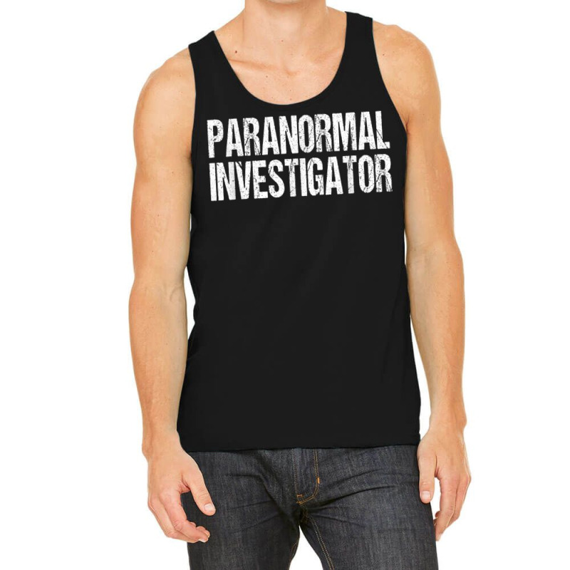 Paranormal Investigator Lazy Halloween Ghost Hunter Costume Tshirt Tank Top by SparkleTzeremes | Artistshot