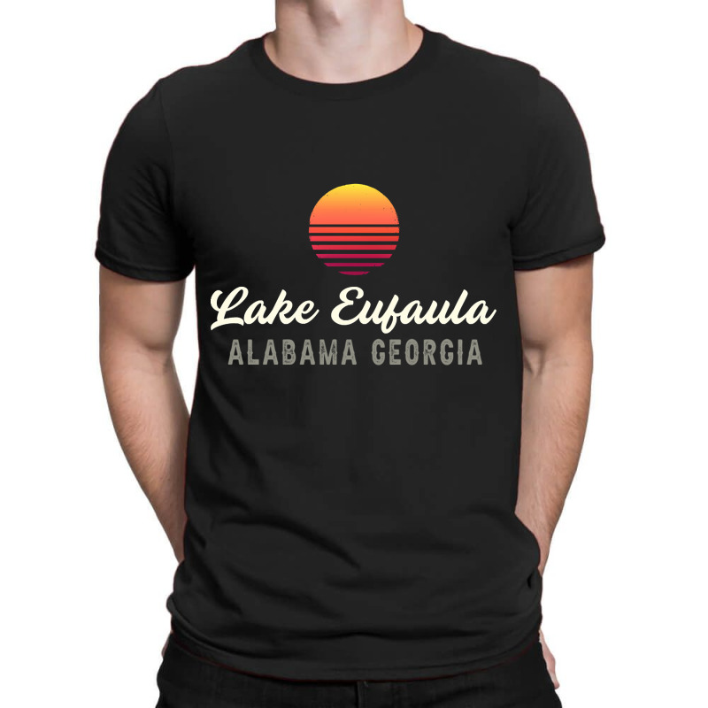 Custom Lake Eufaula ,alabama Georgia Bass Fishing T-shirt By Kuwannin528 -  Artistshot