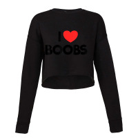 I Love Boobs Boob Lover Quote Men's I Love Boobs Cropped Sweater | Artistshot