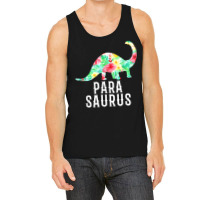 Parasaurus Paraprofessional Funny Dinosaur Floral Tshirt Tank Top | Artistshot