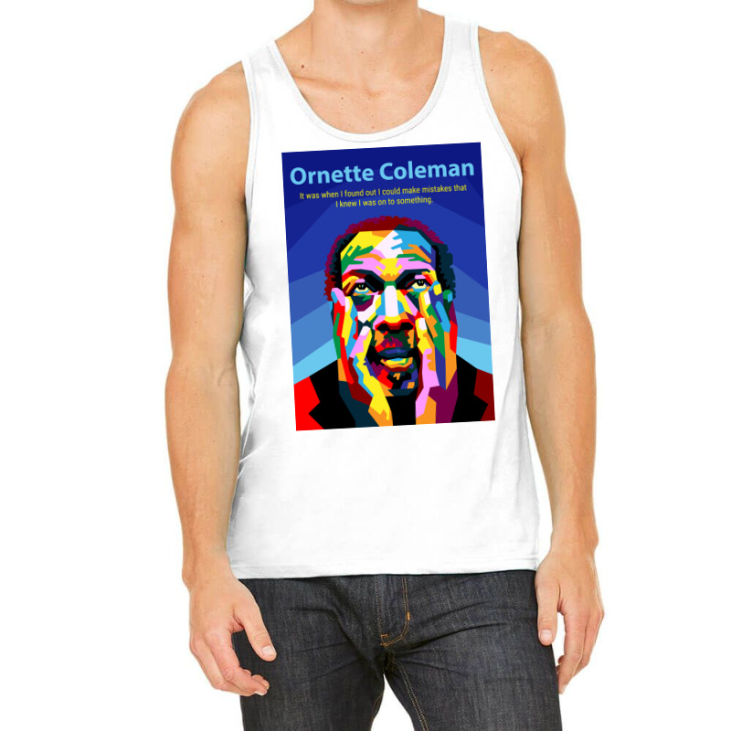 Ornette Coleman In Wpap Pop Art Tank Top | Artistshot