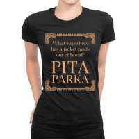 Pita Bread And Ancient Greek Mythology Nerd History Ladies Fitted T-shirt | Artistshot