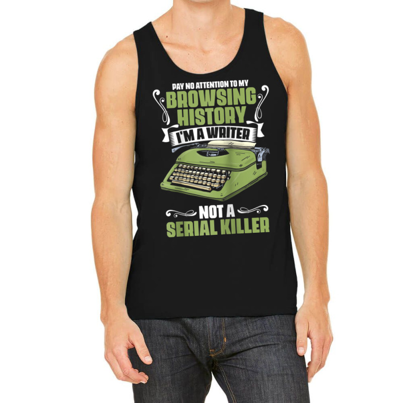 Pay No Attention To My Browsing History Funny Novel Novelist Raglan Ba Tank Top by cm-arts | Artistshot