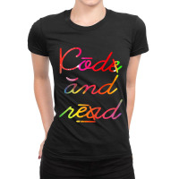 Code And Read Dyslexia Awareness Ladies Fitted T-shirt | Artistshot