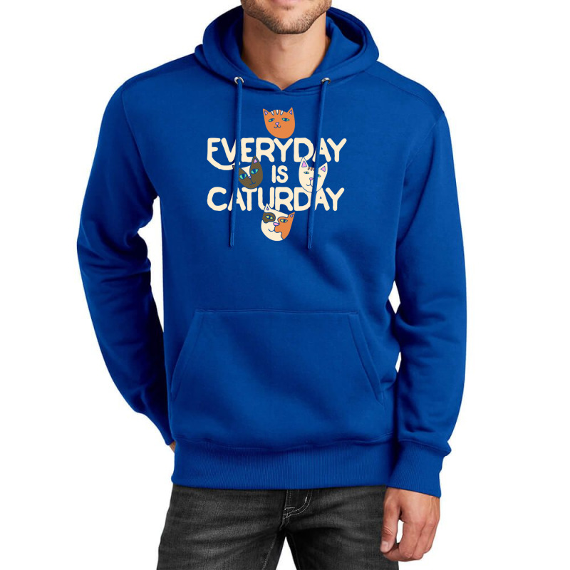 Every Day Is Caturday Unisex Hoodie by tasmilacaravi | Artistshot