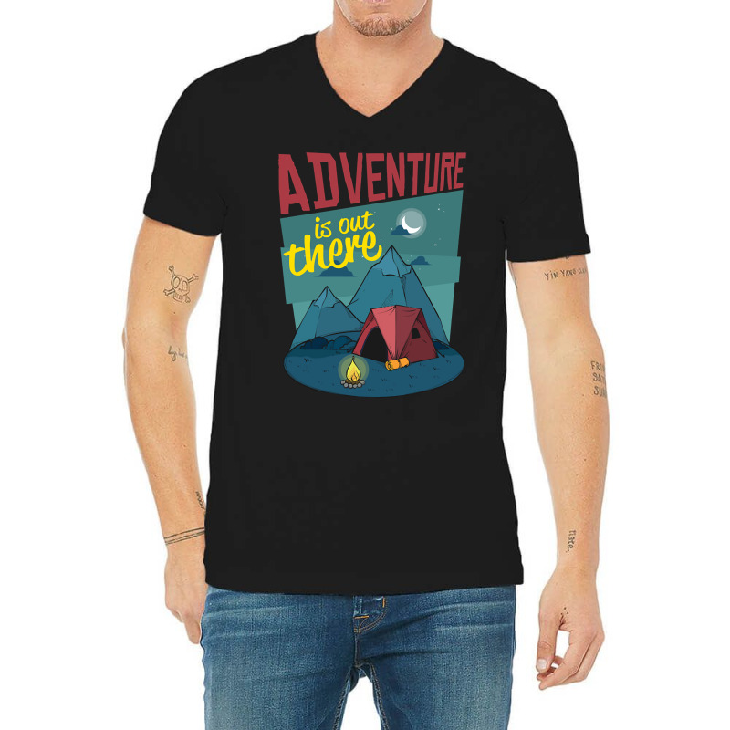 Adventure Is Out There (3) V-Neck Tee by behindcedar22 | Artistshot