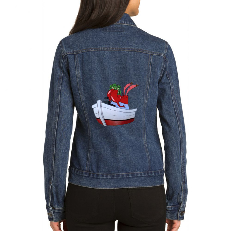 I Hate Capitalism (still Got That Bag Tho) Ladies Denim Jacket by ArikaCastilaw | Artistshot