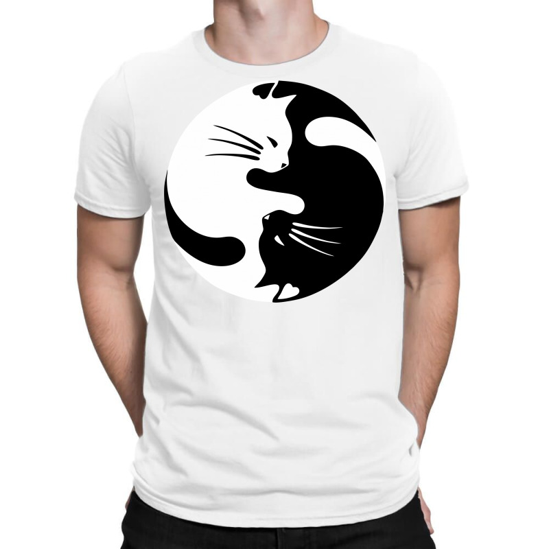 yin yang cat shirt