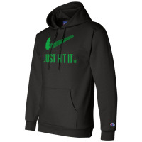 Just Hit It  Cannabis Smoker T Shirt Champion Hoodie | Artistshot