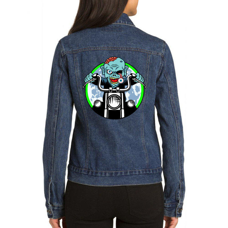 Chopper 2 (zombie 1) Ladies Denim Jacket | Artistshot