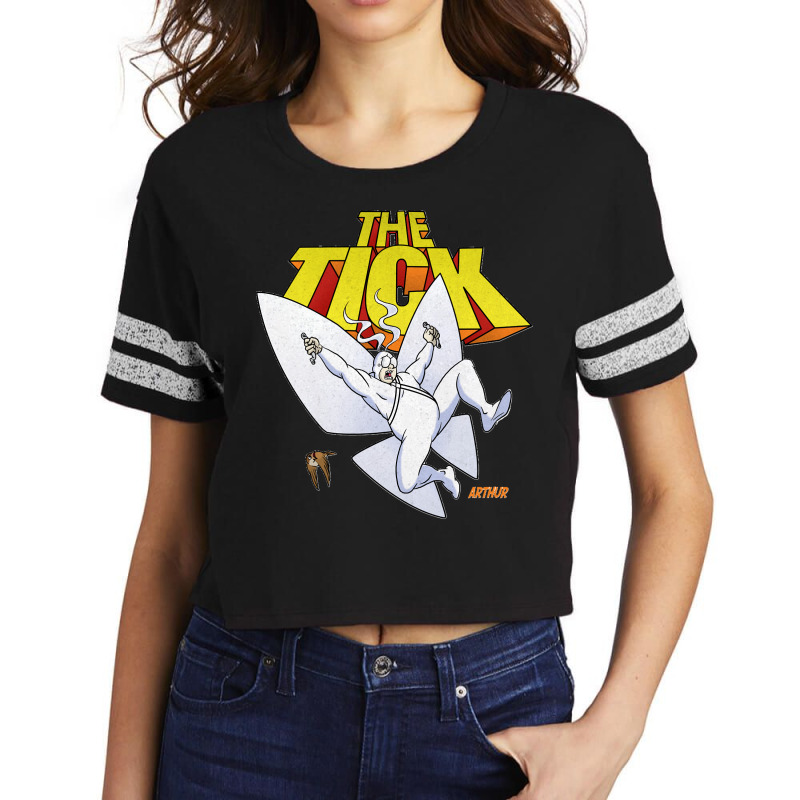 The Tick Superhero Parody Arthur Character Withtype 1994 Tv Series Cla Scorecard Crop Tee by cm-arts | Artistshot