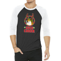 Christmas Doge 3/4 Sleeve Shirt | Artistshot