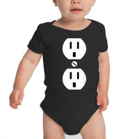 Couple Plug Socket Matching Costume Funny Halloween Gifts T Shirt Baby Bodysuit | Artistshot