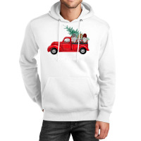 Merry Christmas Gnomies Plaid Red Vintage Truck Tree On Car T Shirt Unisex Hoodie | Artistshot