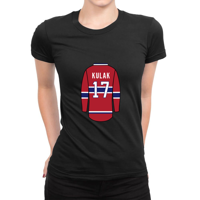 Brett Kulak Jersey 1 (2) Ladies Fitted T-Shirt by BrianDavis | Artistshot