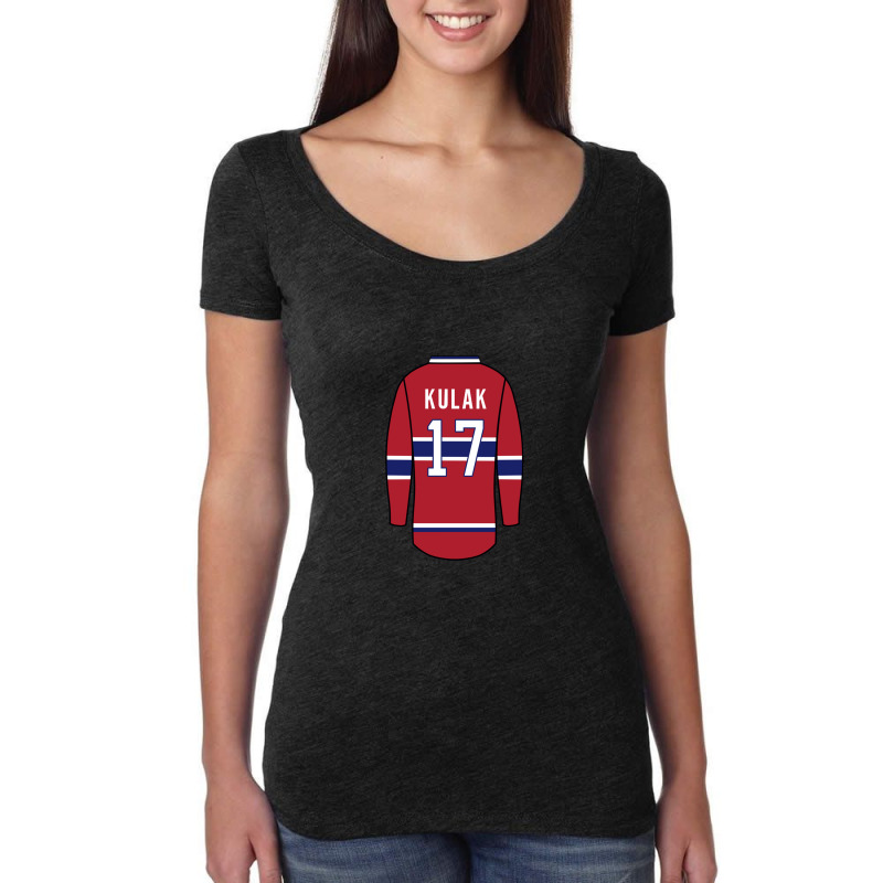 Brett Kulak Jersey 1 (2) Women's Triblend Scoop T-shirt by BrianDavis | Artistshot