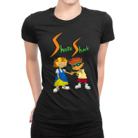 Cartoon Rocket Power Shore Shack Graphic Ladies Fitted T-shirt | Artistshot