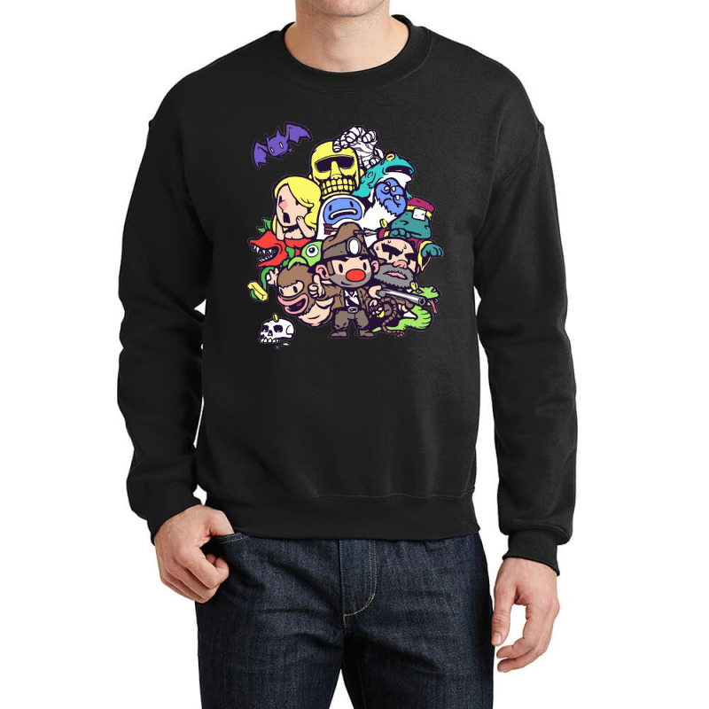 Spelunky Gang Crewneck Sweatshirt | Artistshot