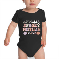 Womens Spooky Dietitian Halloween Dietetics V Neck T Shirt Baby Bodysuit | Artistshot