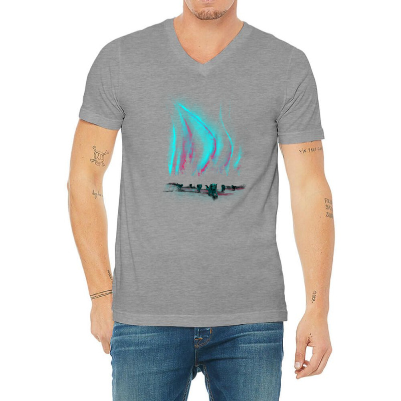 Surprise Attack V-Neck Tee by tasmilacaravi | Artistshot