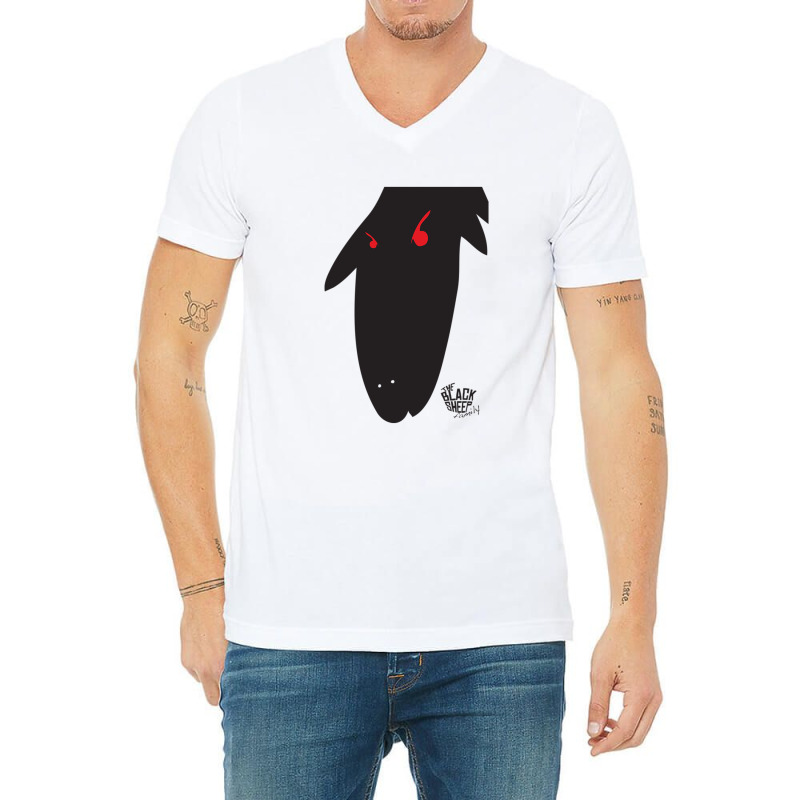 The Black Sheep Family (head) V-Neck Tee by tasmilacaravi | Artistshot