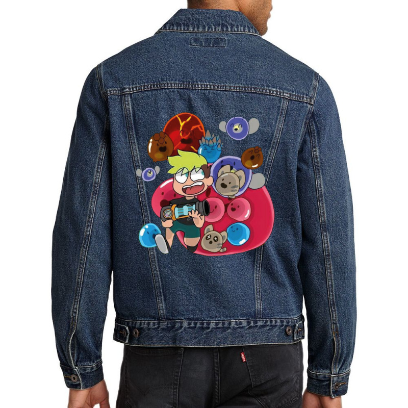 Slime Rancher 2 Bubble Men Denim Jacket by Christine R Cross | Artistshot