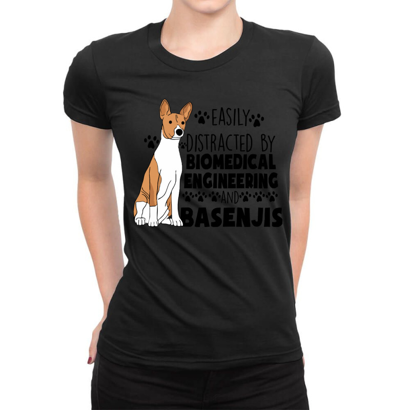 Biomedical Engineering Graduate Biomedical Engineering And Basenjis (1 Ladies Fitted T-Shirt by starlingbuzzard | Artistshot