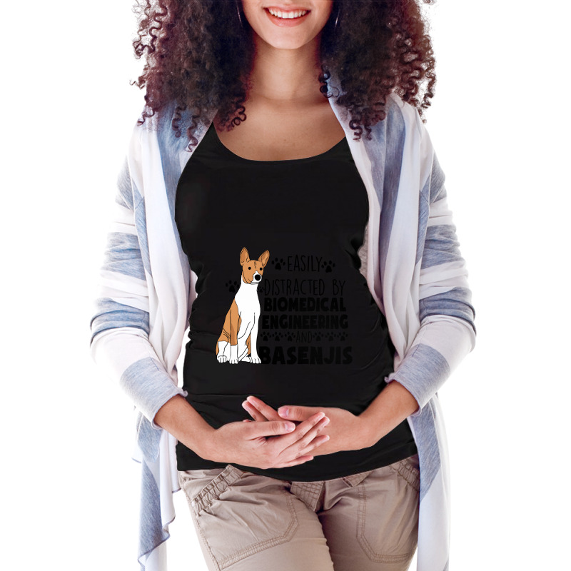 Biomedical Engineering Graduate Biomedical Engineering And Basenjis (1 Maternity Scoop Neck T-shirt by starlingbuzzard | Artistshot