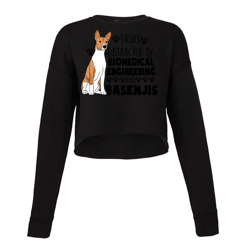 Biomedical Engineering Graduate Biomedical Engineering And Basenjis (1 Cropped Sweater by starlingbuzzard | Artistshot