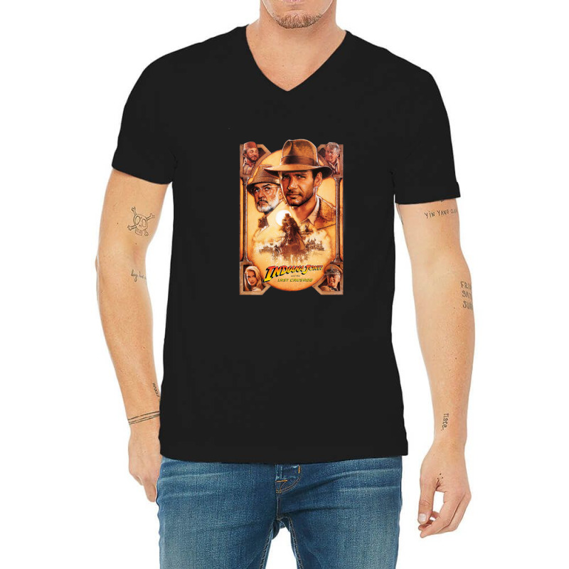 Indiana Jones And The Last Crusade Movie V-neck Tee | Artistshot